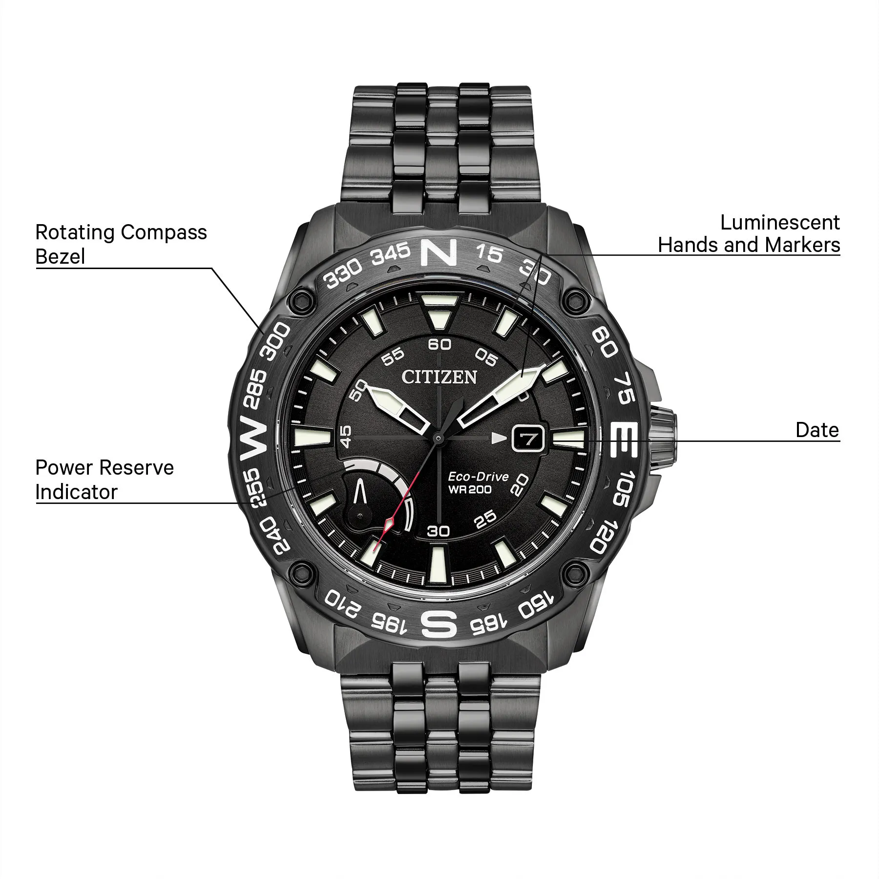 エレビット Citizen Eco-Drive Perpetual Calendar BL5450-54H Price as of